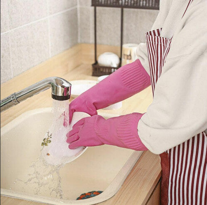 Mamison Quality Rubber Gloves Made in Korea Dish Washing Gloves