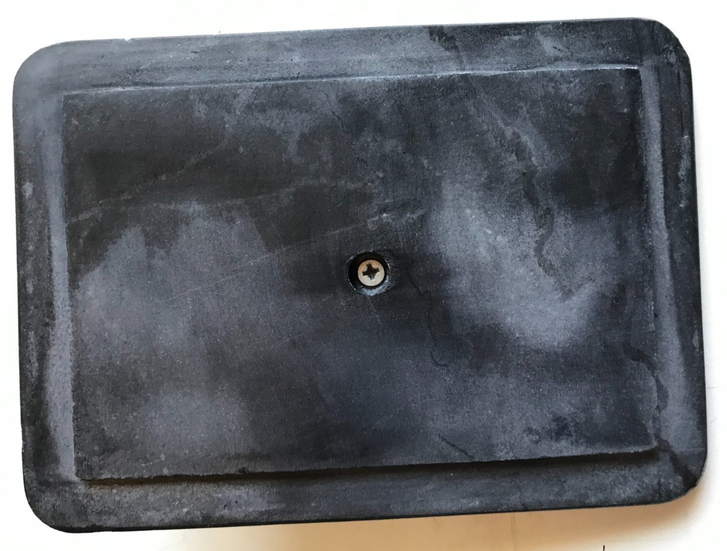 New Black & Gray Marble Box, 7 x 5 x -4-1/2″, “Gold” Snake on Lid, 5-1/2 lbs