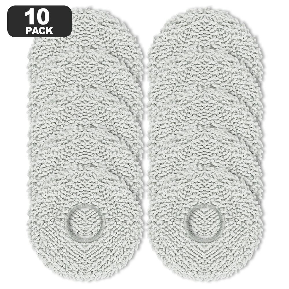 Microfiber Mop Cloth Kit for Roborock For Qrevo QV 35A QV 35S For Saros 10R S5V