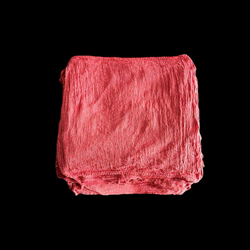 2500 Pcs Red Shop Towels Jumbo 15×15 Cleaning Rags, A-Grade & Free Shipping