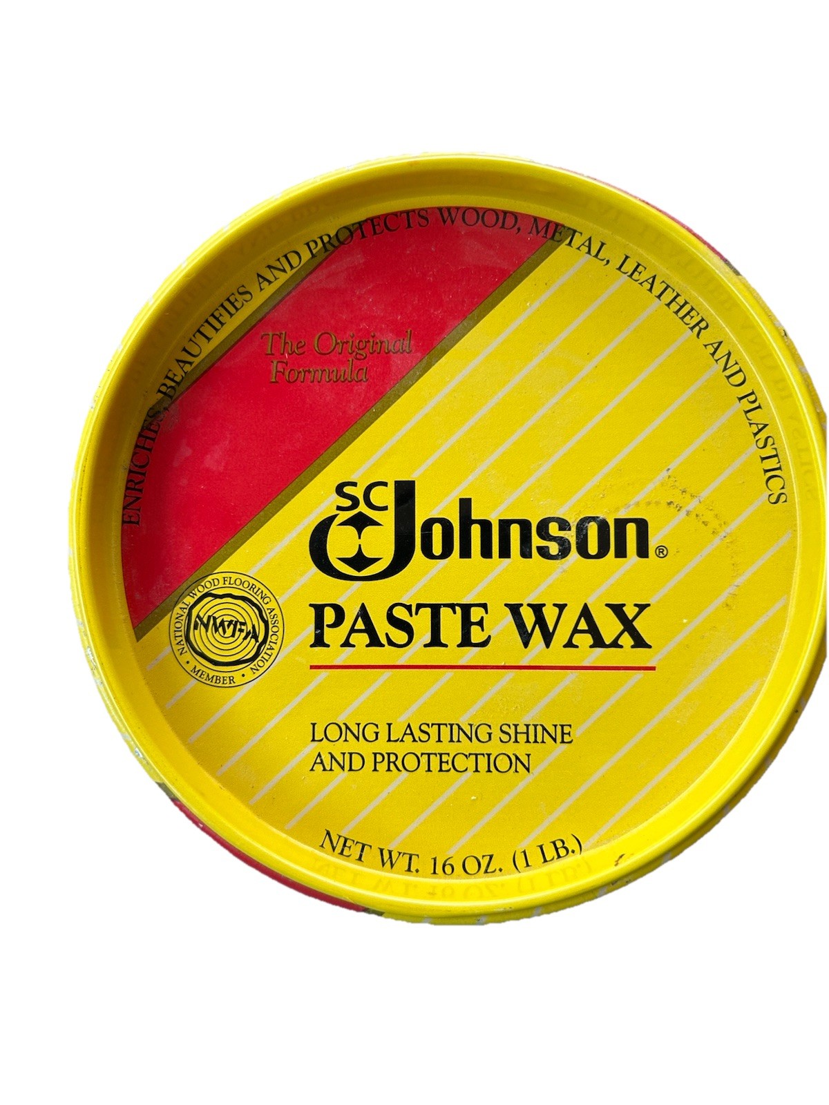 NEW SC Johnson Paste Wax The Original Formula, 16 oz (1 lb) Discontinued 75%Full