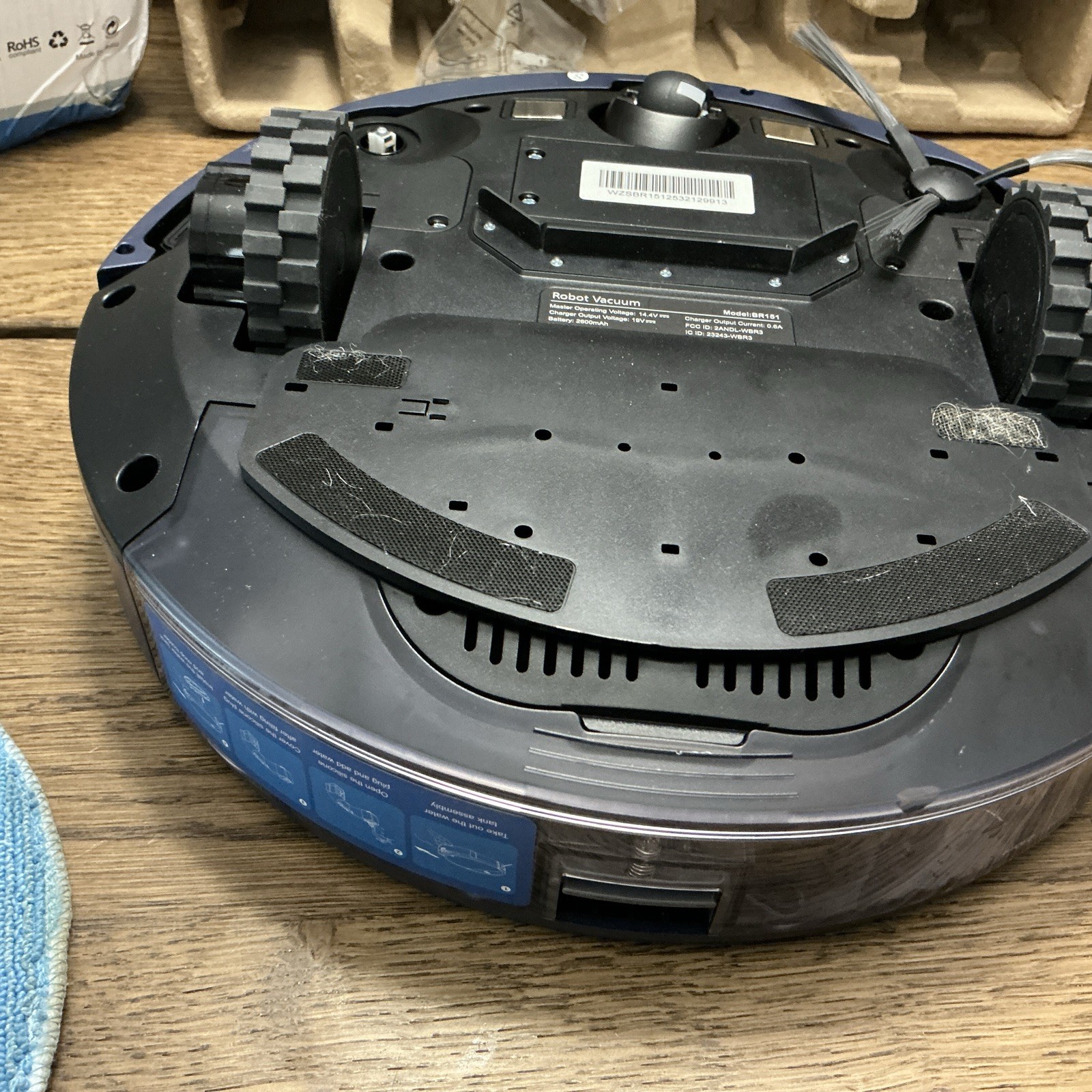 BR151 – Robot Vacuum Cleaner, 2 in 1 Robot Vacuum – READ