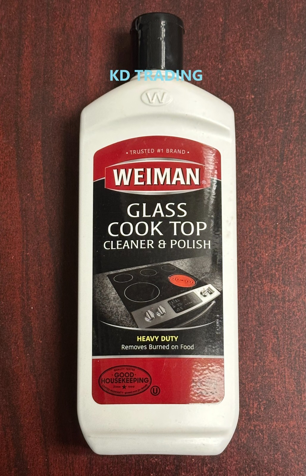 WEIMAN GLASS COOK TOP Heavy Duty CLEANER & POLISH Shine Protect RANGE TOP 15oz