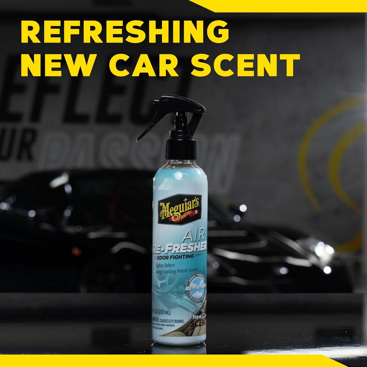 Meguiar’s Air Re-Fresher New Car Scent Spray 8 Oz (G250608)