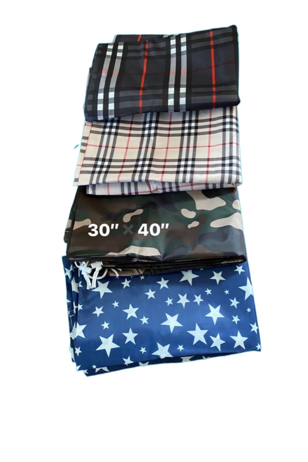 1X Large Washable Laundry Bag 30″X40″ Heavy Duty Hamper Drawstring Home College