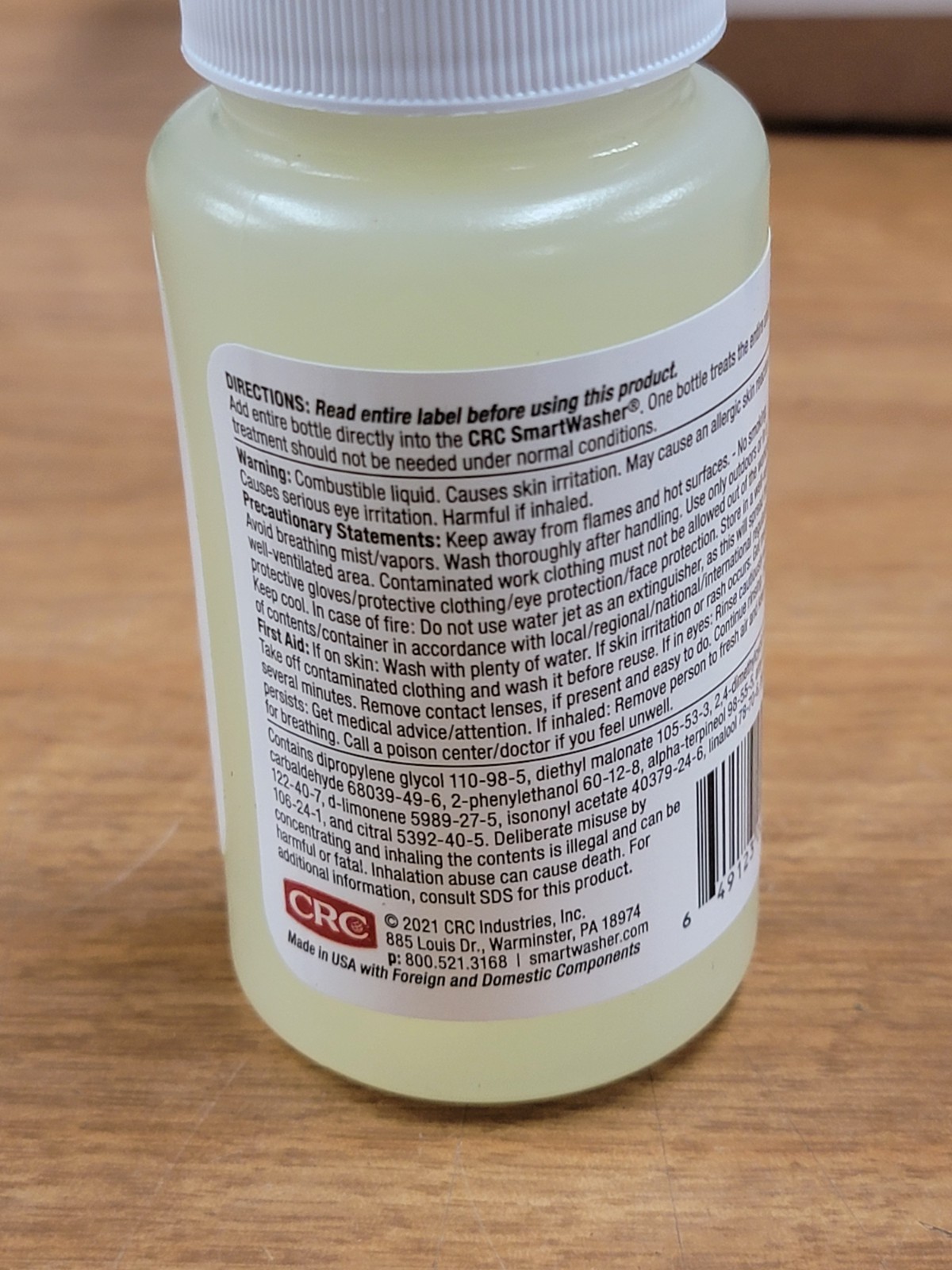 CRC 14132 Smartwasher Odor Neutralizer, Green Apple Scent, 4oz.