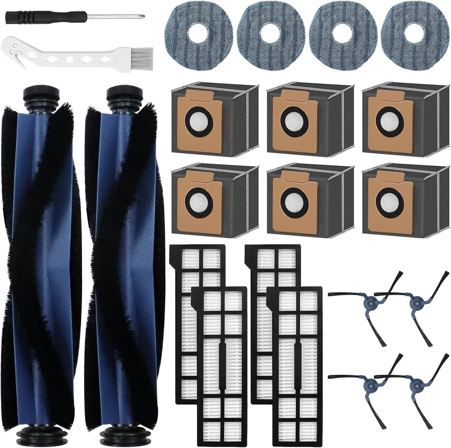 22 Pack Accessories for Eufy X10 Pro Omni Robot Vacuum Cleaner Replacement Pa…