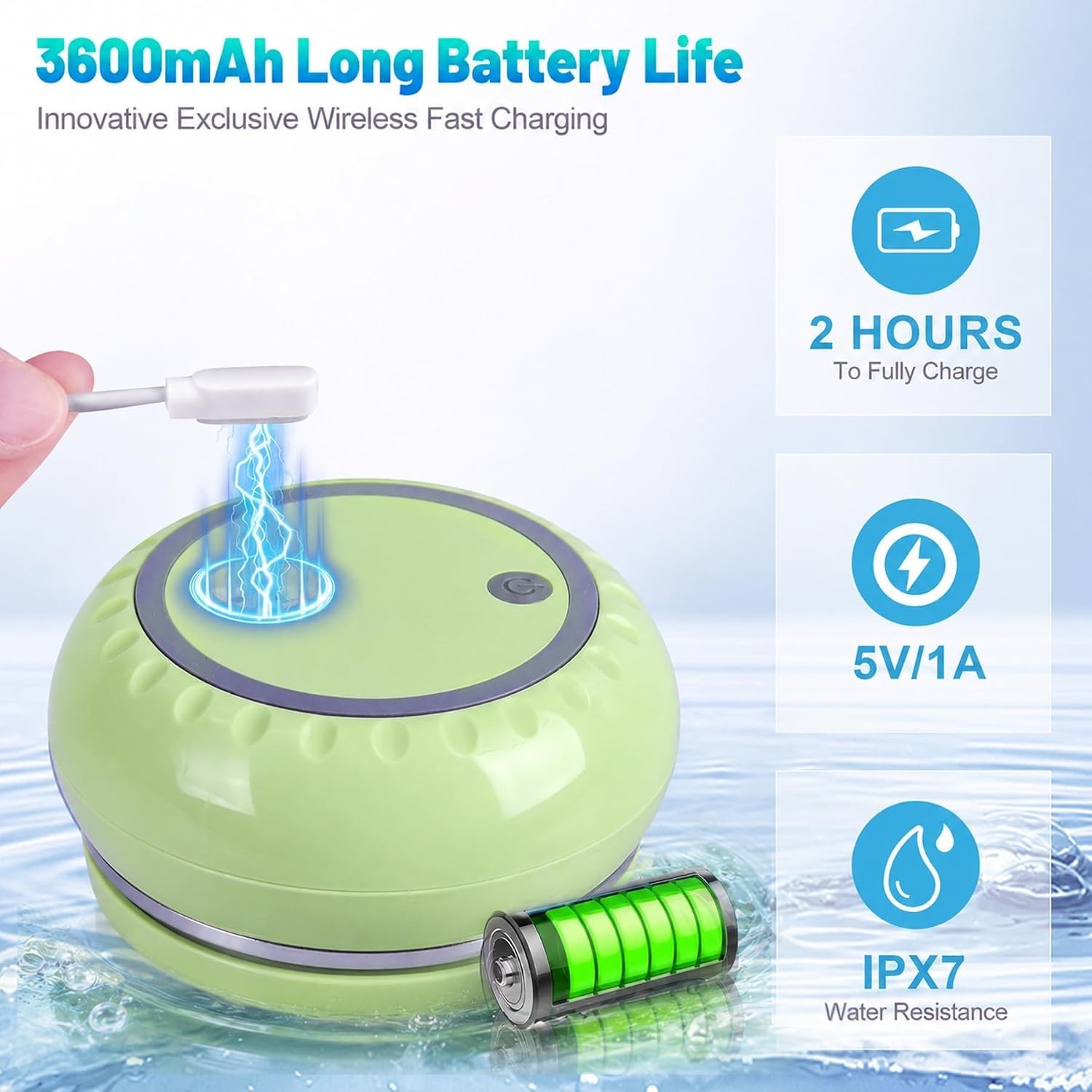 Fruit and Vegetable Washing Machine, Wireless Fruit Cleaner Device, Ti Electr…