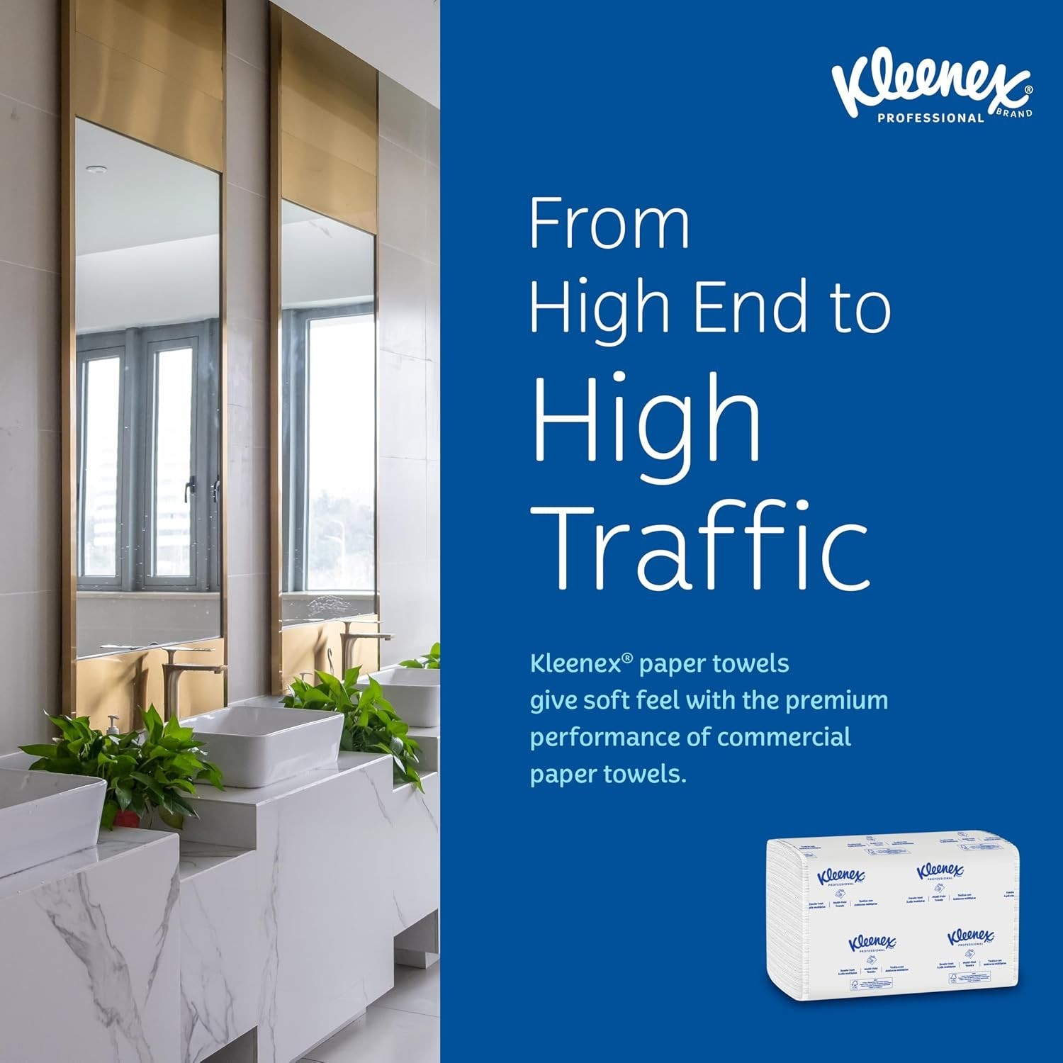 Eco-Friendly Multifold Paper Towels – 16 Packs of Soft, Highly Absorbent Sheets