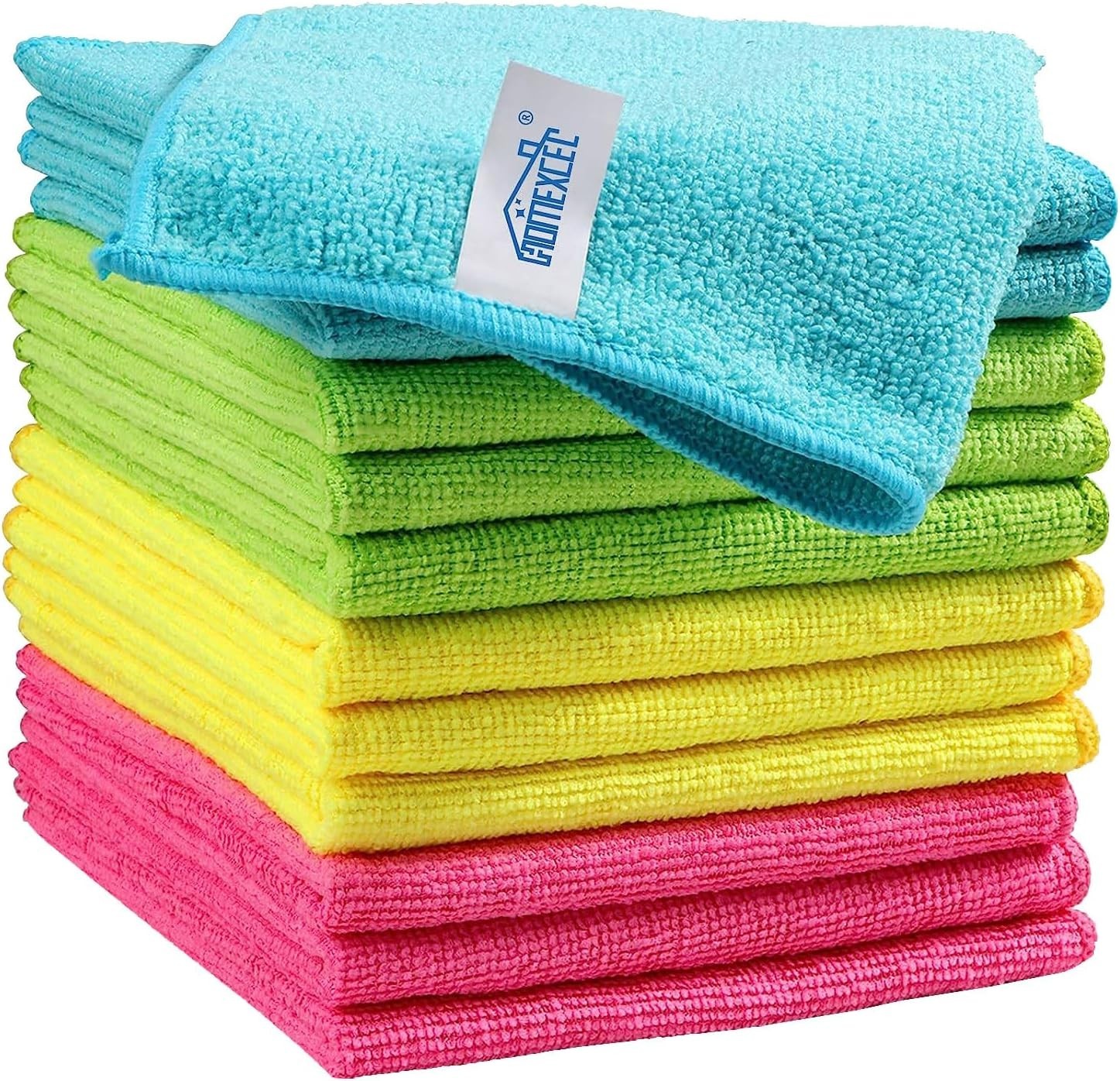12PK Microfiber Cleaning Cloth, Cleaning Rag for Home, 11.5×11.5in | Reusable…