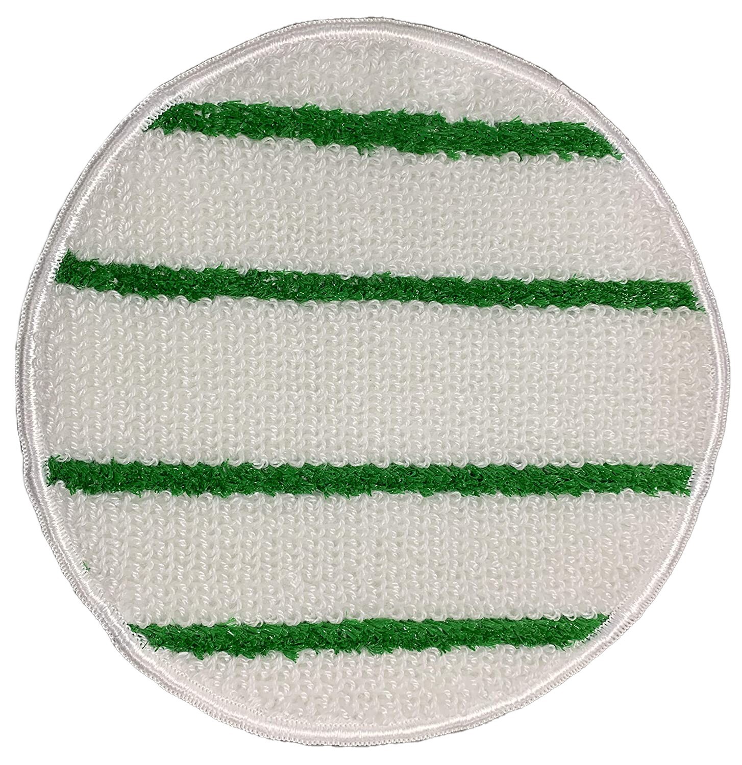 Commercial Grade Low-Profile Synthetic Carpet Bonnet with Scrubber Strips