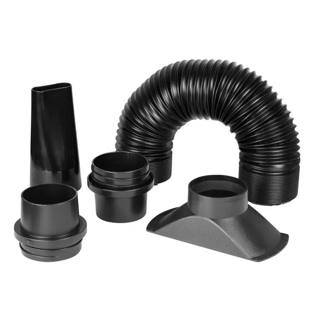 POWERTEC 4 Inch Flexible Dust Collection Hose and Fittings Kit (70207)