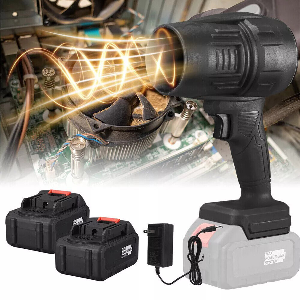Turbo Jet Blower Cordless Super Power Mini Air Duster For Car Drying Cleaning US