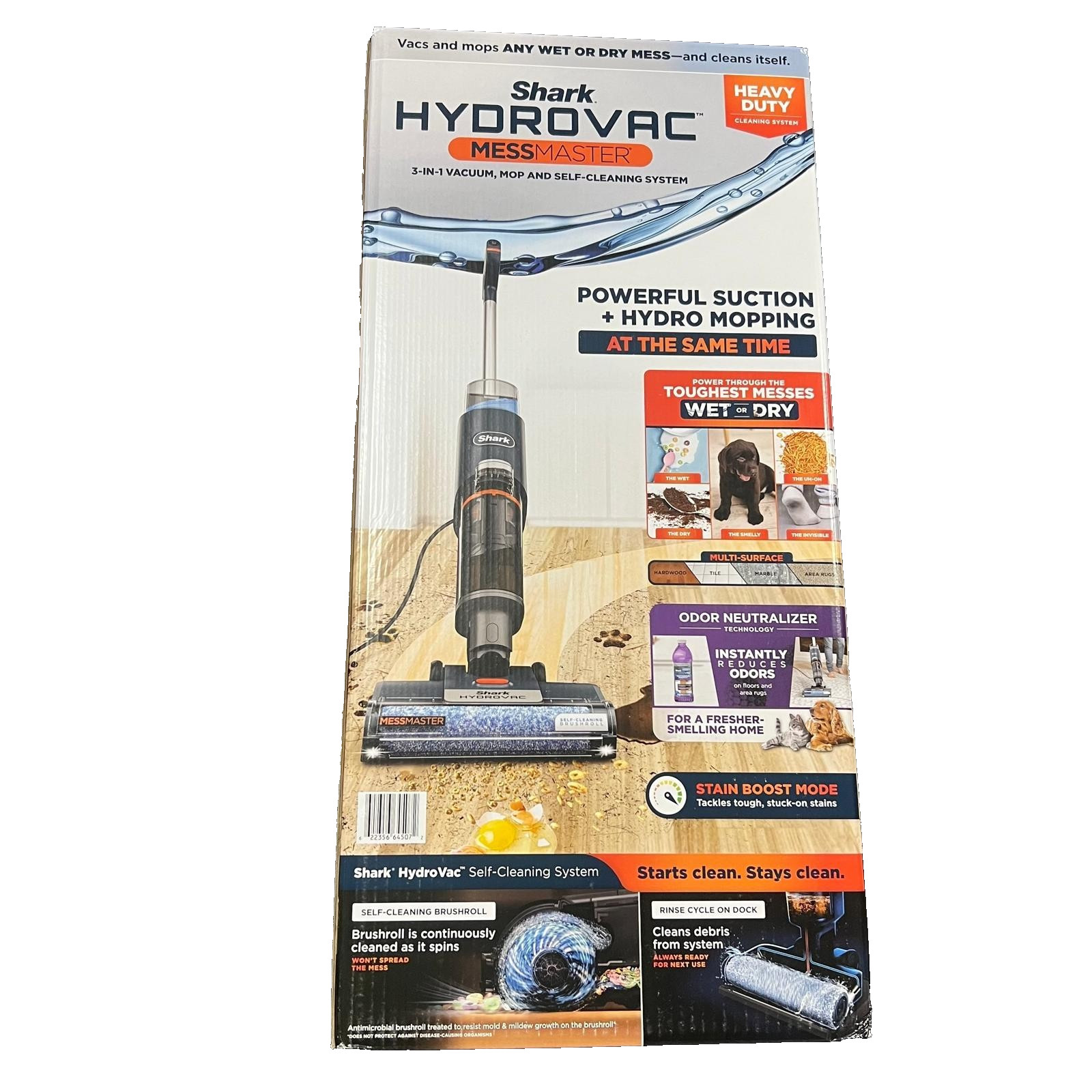 Shark HydroVac MessMaster Wet Dry Corded Vacuum Cleaner 3in1 Multi-Surface WD161