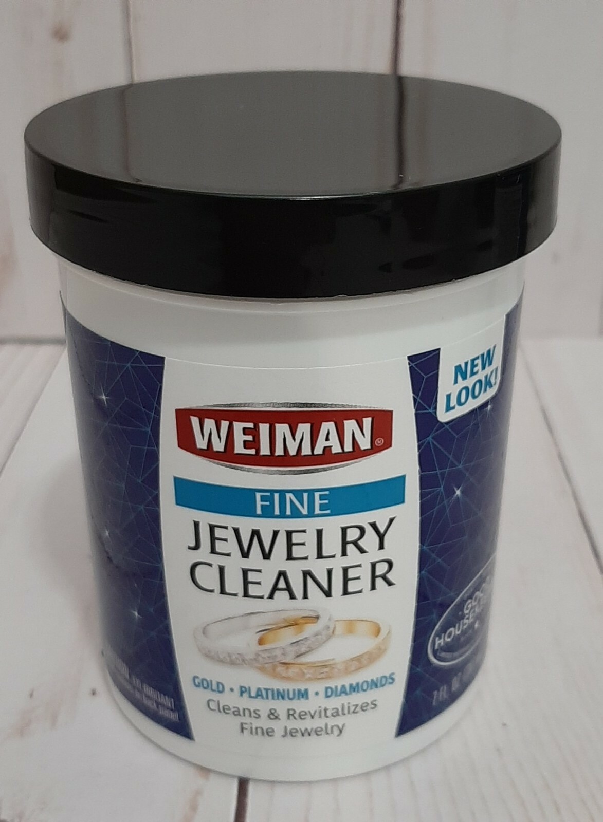 ( 2 ) WEIMAN Fine Jewelry Cleaner Liquid Restores Shine and Brilliance 7 oz. Ea.