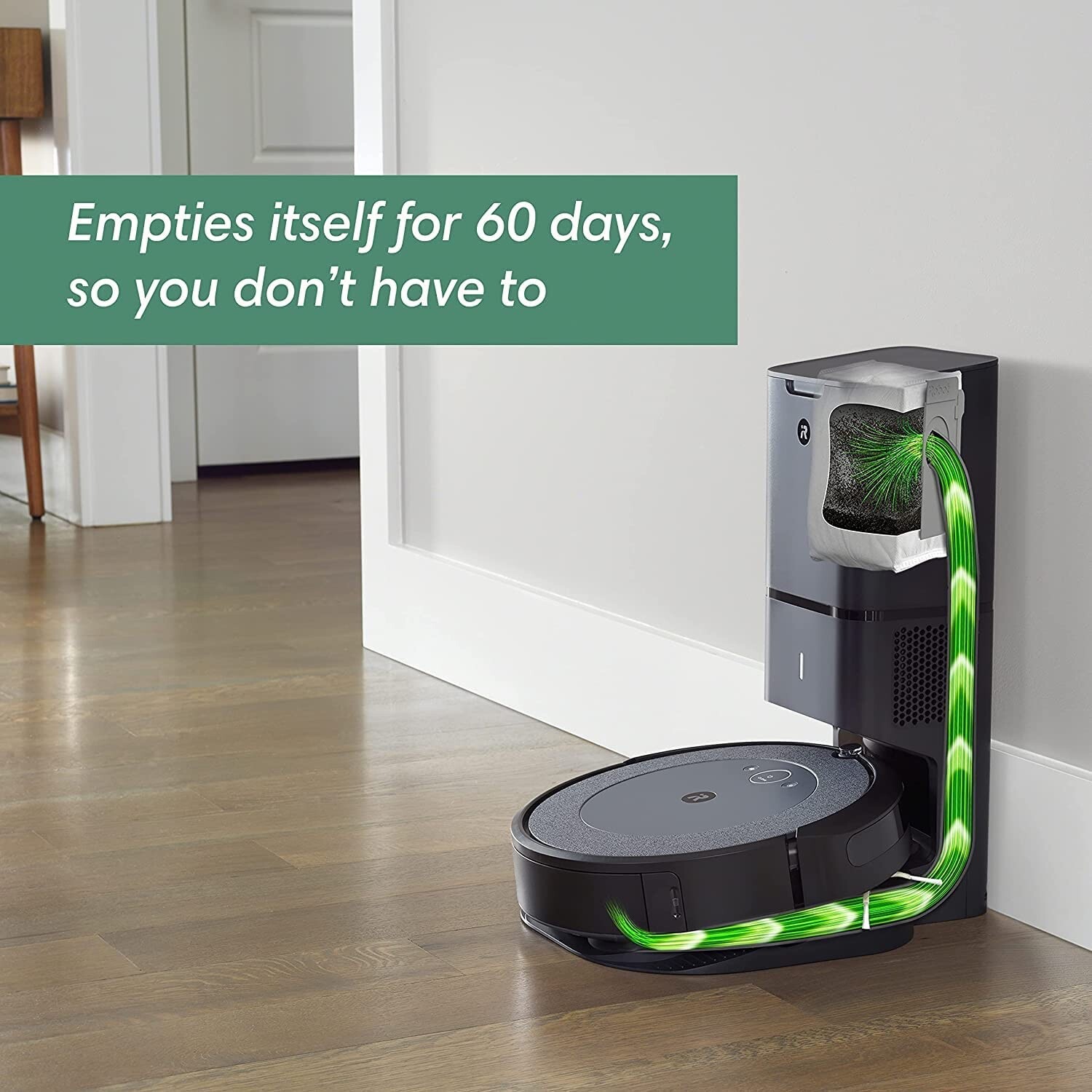 iRobot Roomba i4+ EVO (4550) Self-Emptying Robot Vacuum – Certified Refurbished!