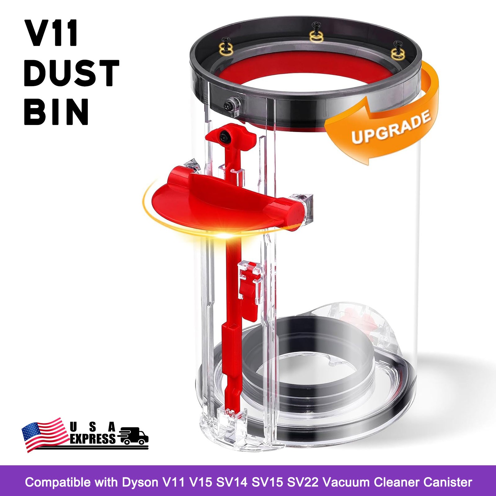 Vacuum Cleaner Canister Dust Bin 970050-01/965443-01 for Dyson V11 V15 SV14 SV15