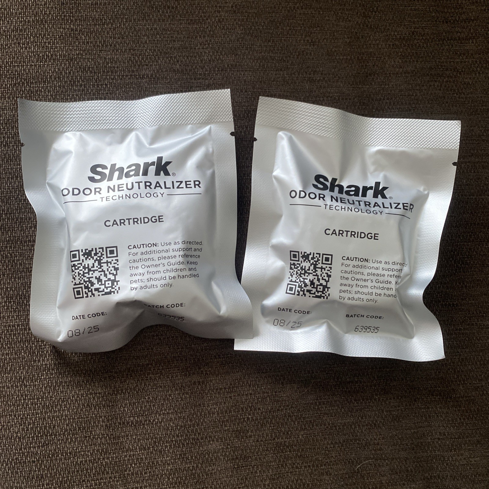 Shark Odor Neutralizer Technology Vacuum Cartridges 2 Count New Sealed