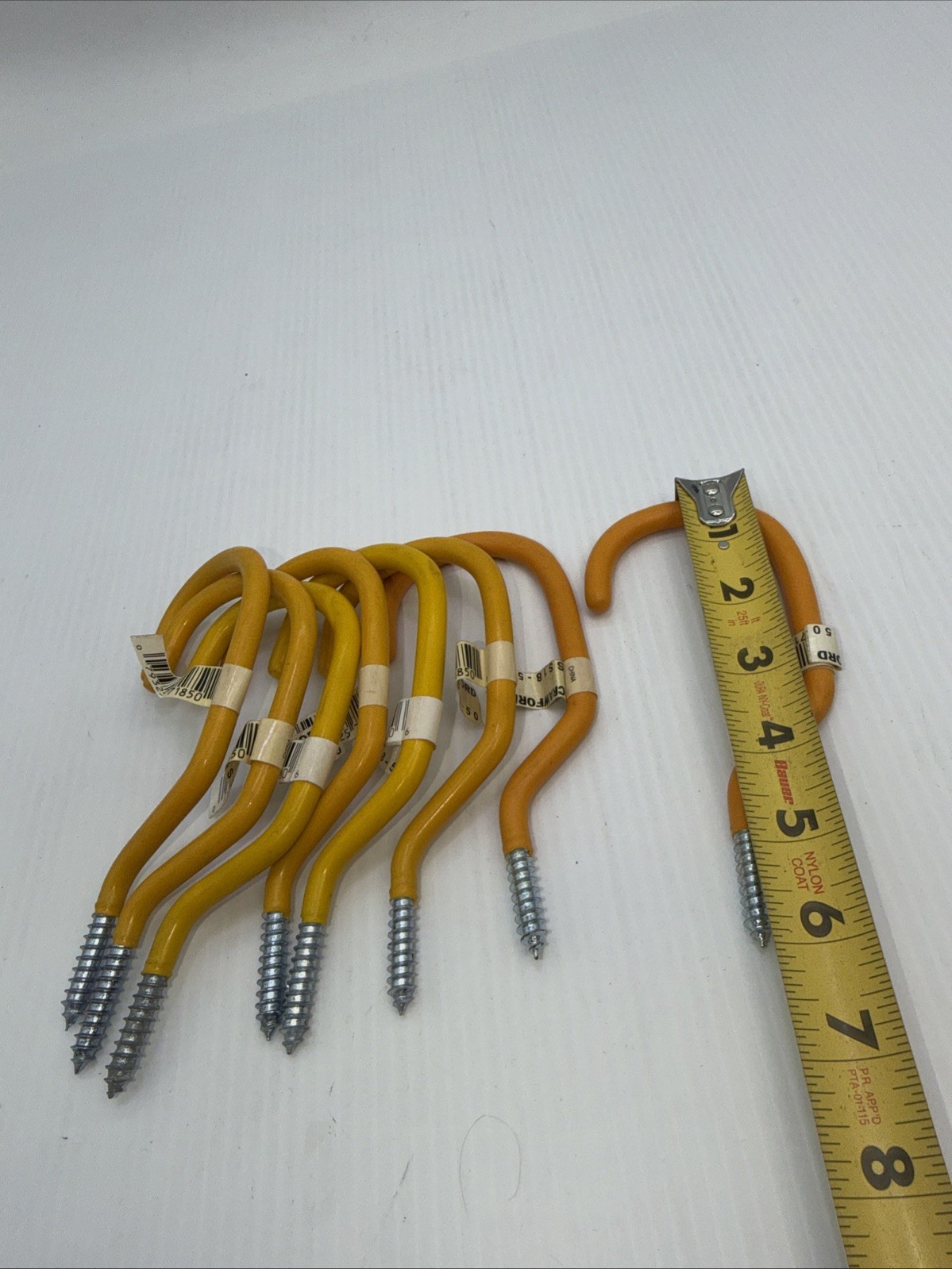 Lot Of 16 Hooks, Various Sizes, Colors, Shapes. Please See Photos For Details.