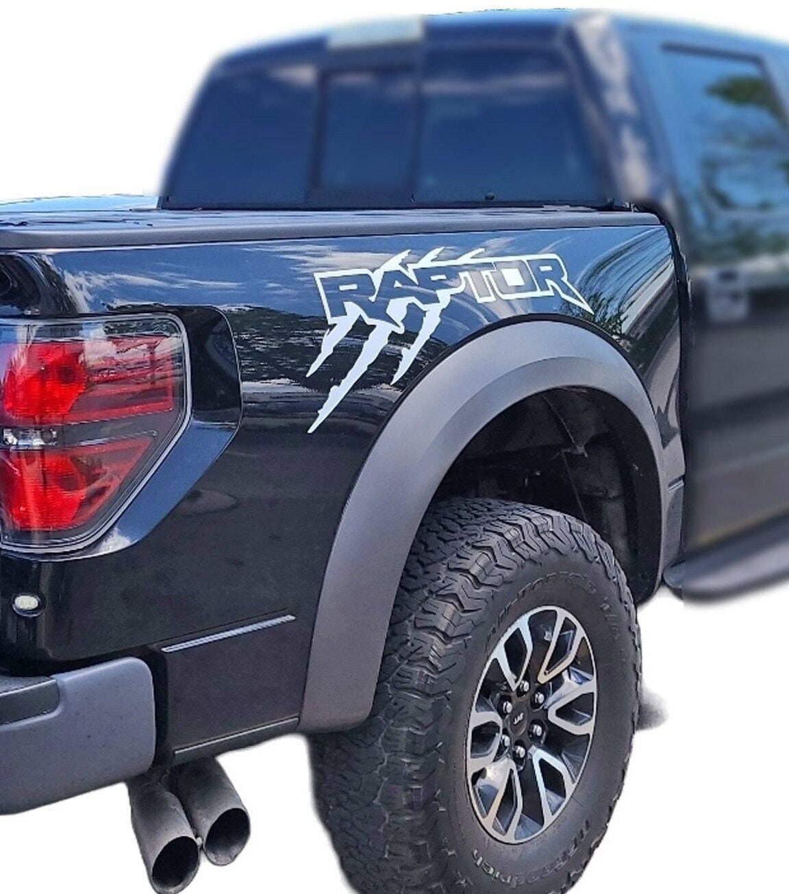Ford F150 Raptor SVT Outline bed Side Claw Scratch graphics decal sticker Set