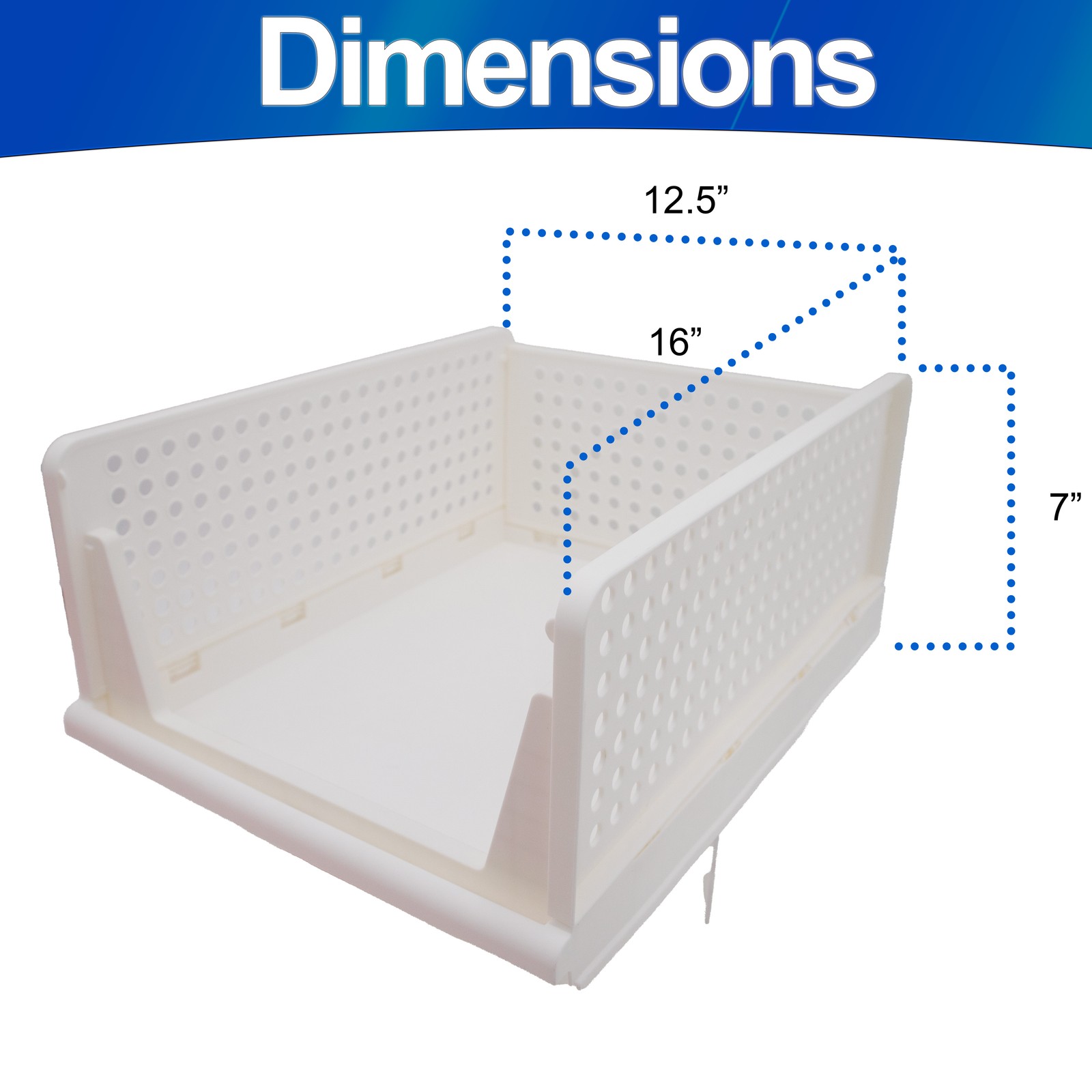 Stackable Closet Storage Shelf – Slidable & Ventilated Carts for Easy