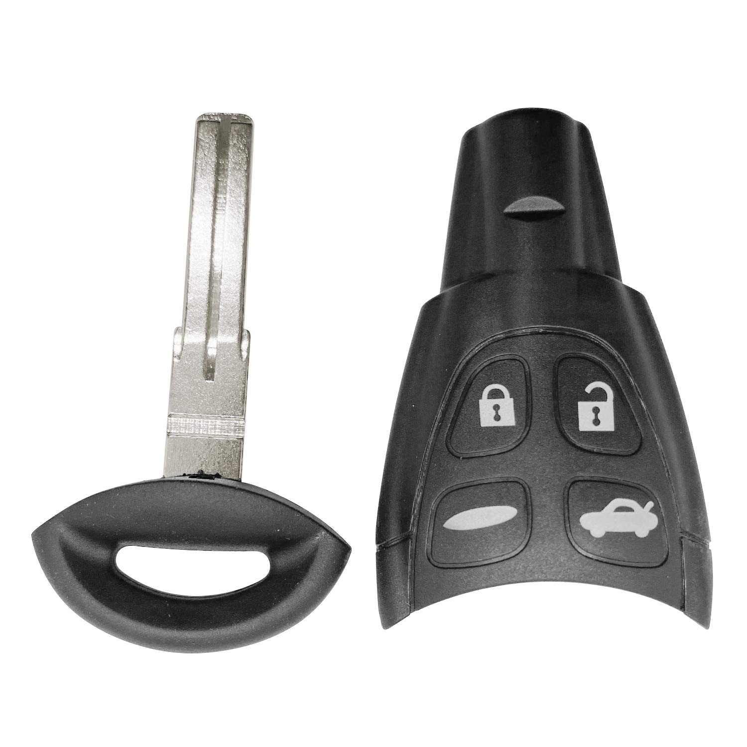 for Saab 2003-2009 9-3 9.3 2003-2007 9-5 9.5 Remote Car Key Fob 433 MHz FCCID LT