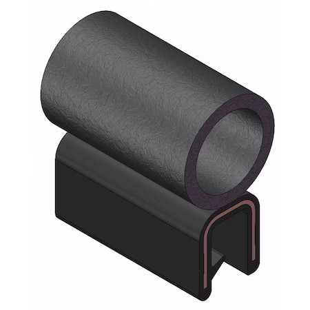 Trim-Lok 4100B3x1/16C-25 Trim Seal, Epdm, 25 Ft Length, 7/16 In Overall Width,