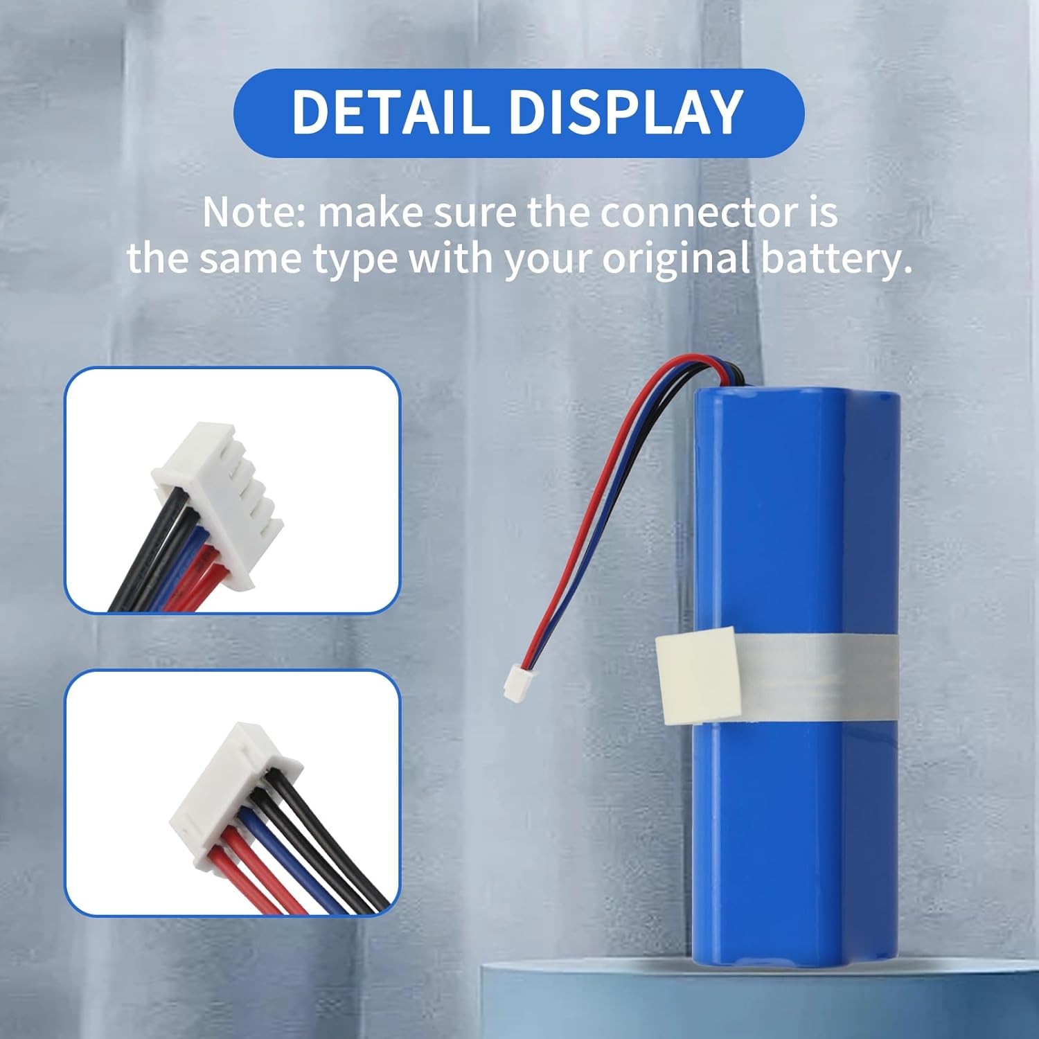 Battery Replacement for Yeedi Vac 2 Vac 2 Pro Vac Max Vac Hybrid Vac Station