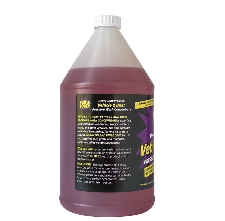 2 PACK Purple Power Heavy Duty Vehicle andBoat Pressure Washer Fluid Concentrate