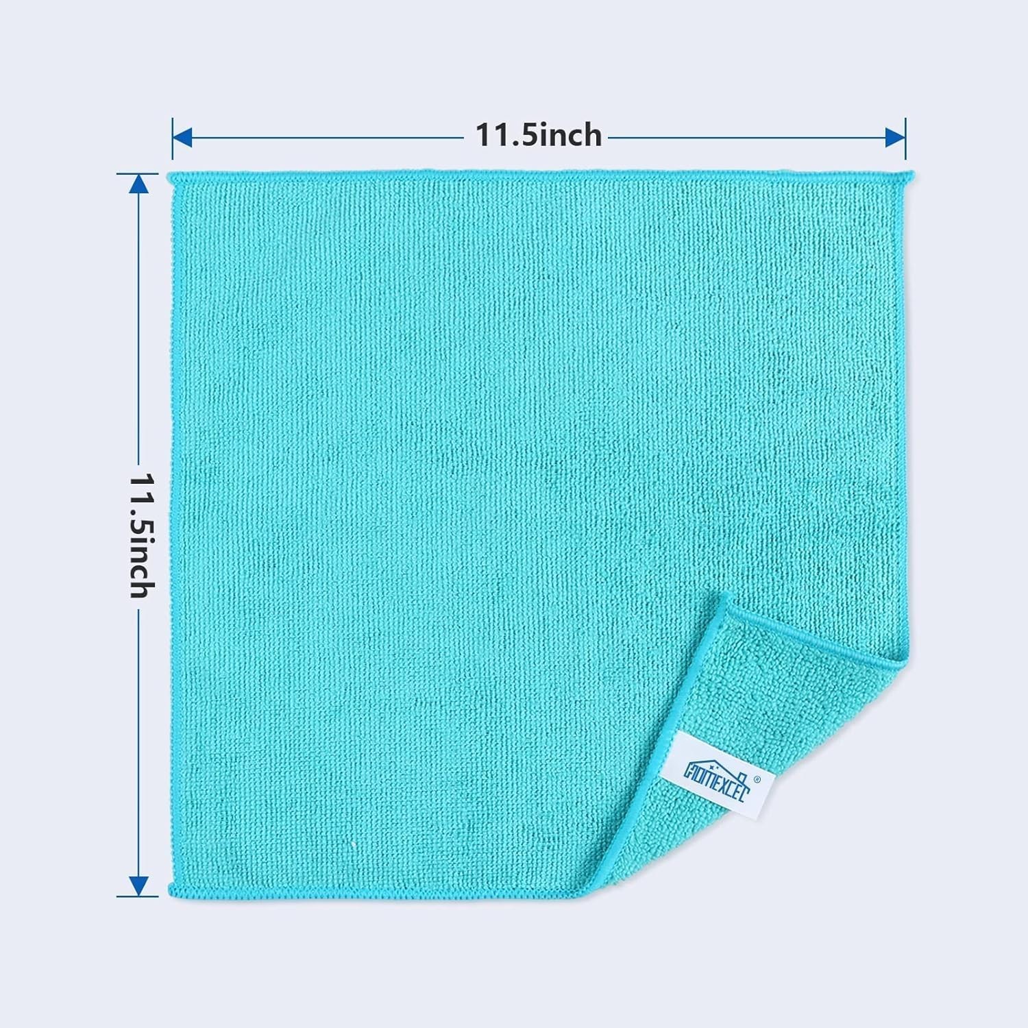 Ultra-Soft Microfiber Cleaning Rags, 12 Pack – Perfect for Home & Auto Care