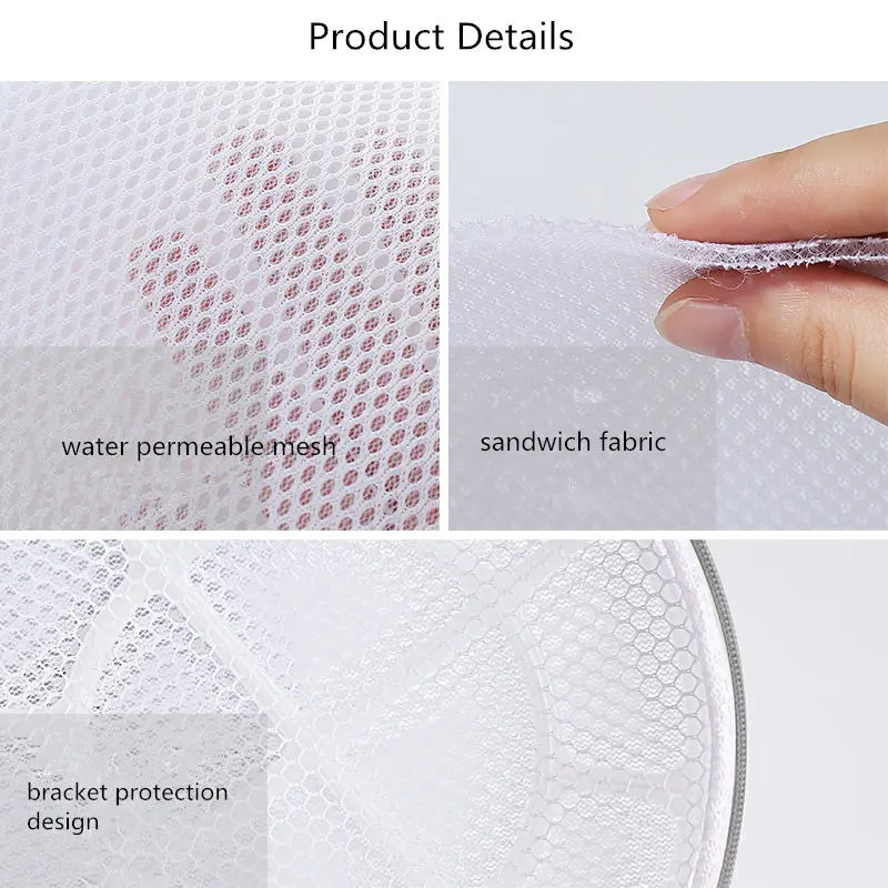 1/2/3 PACK Laundry Mesh Bags Bra Wash Bag for Lingerie, Underwear, Delicates USA