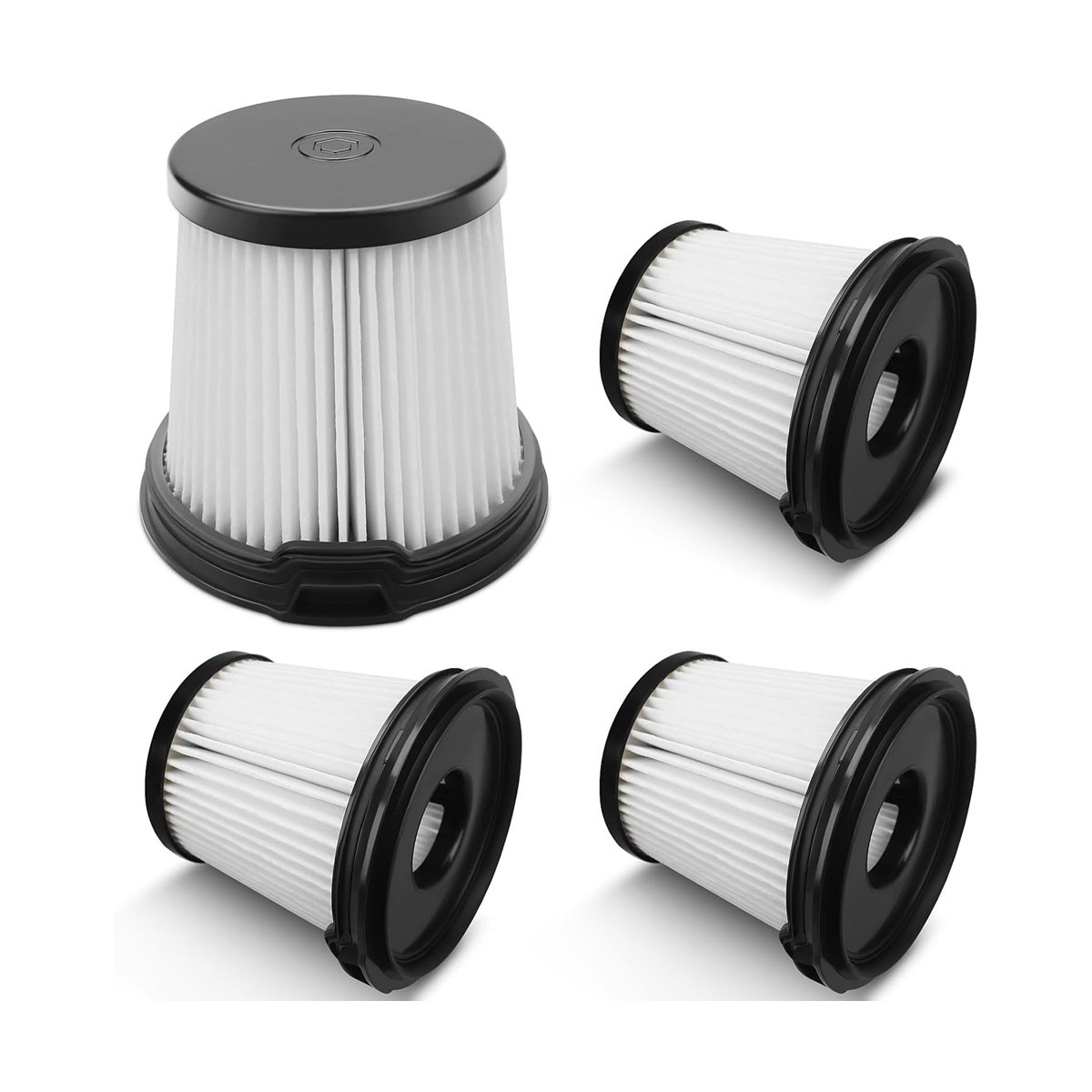 4 Pack HEPA Vacuum Filter for Shark IW3511, IW1111, IW1120 Part# XPRFIW1000