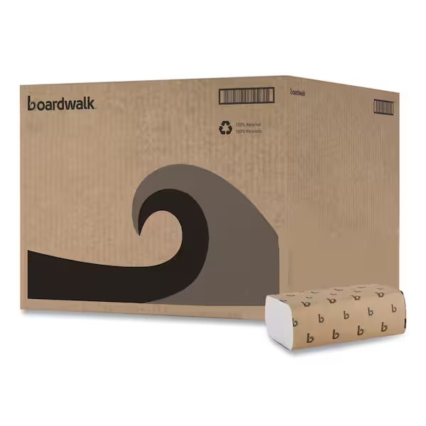 Boardwalk White Multi-Fold Paper Towels, 4,000 Towels (BWK6200)