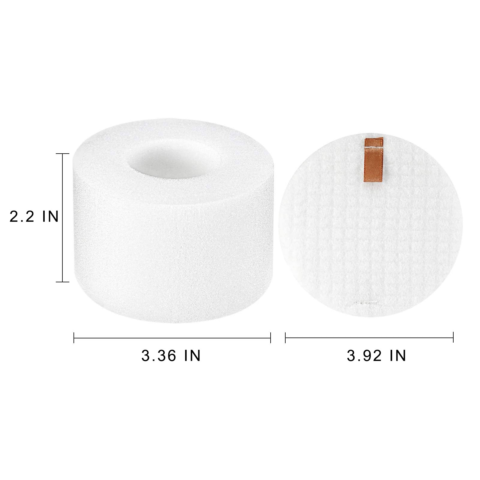 MaximalPower Vacuum Filter Kit for Shark NV600 V752 NV650 AZ1002 True Pet NV650W