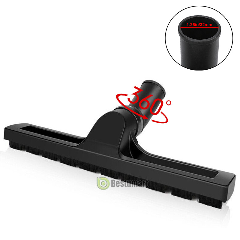 Universal 12″ Vacuum Cleaner Attachment Floor Brush Tool 1.25″ 1-1/4″ 32mm