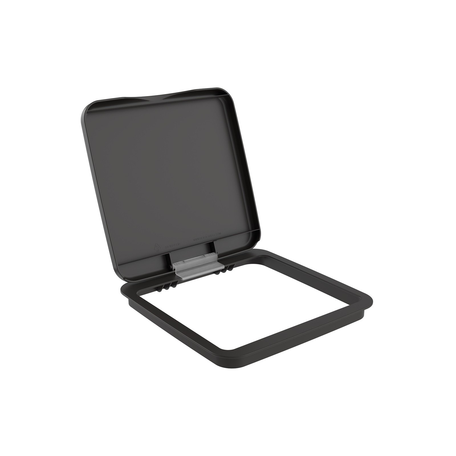 Rev-A-Shelf 27 qt. Trash Can Replacement Lid, Orion Gray, RV-1024-LID-13-1