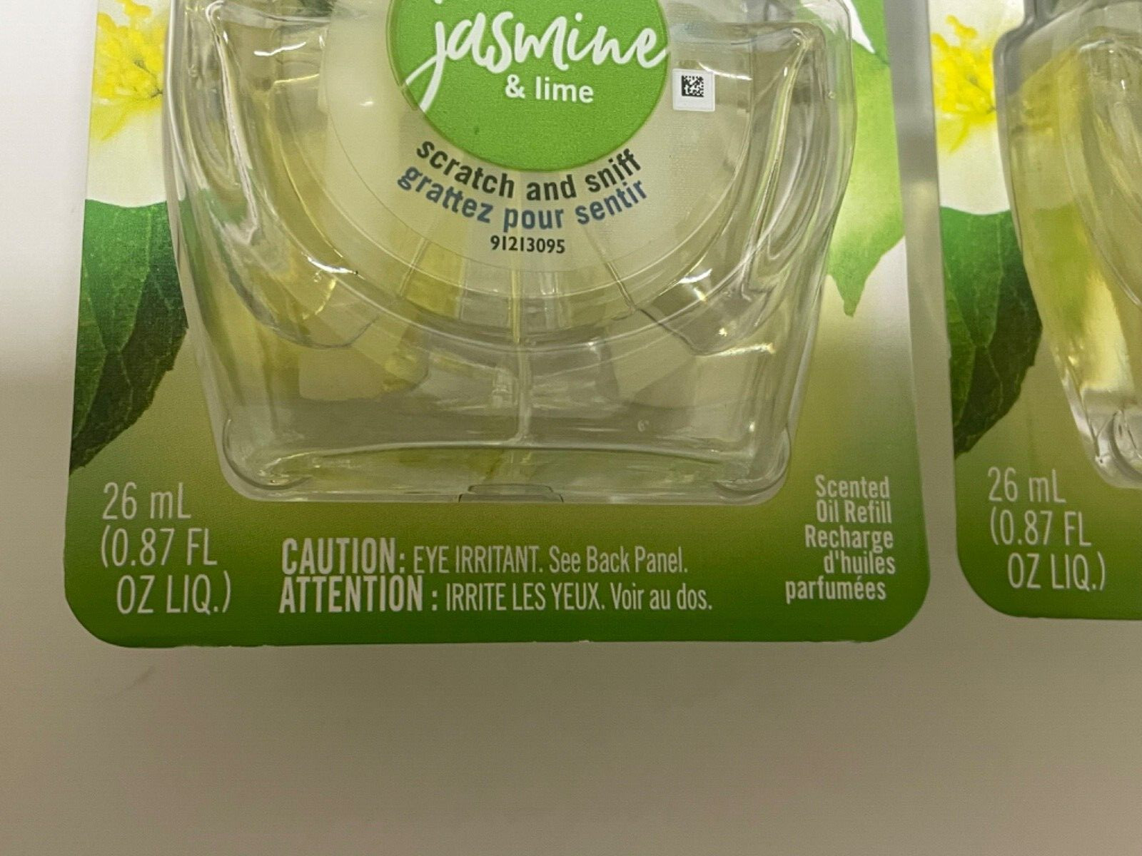 2 Count – Febreze Plug In Jasmine and Lime Fade Defy Plug Refill Limited Edition