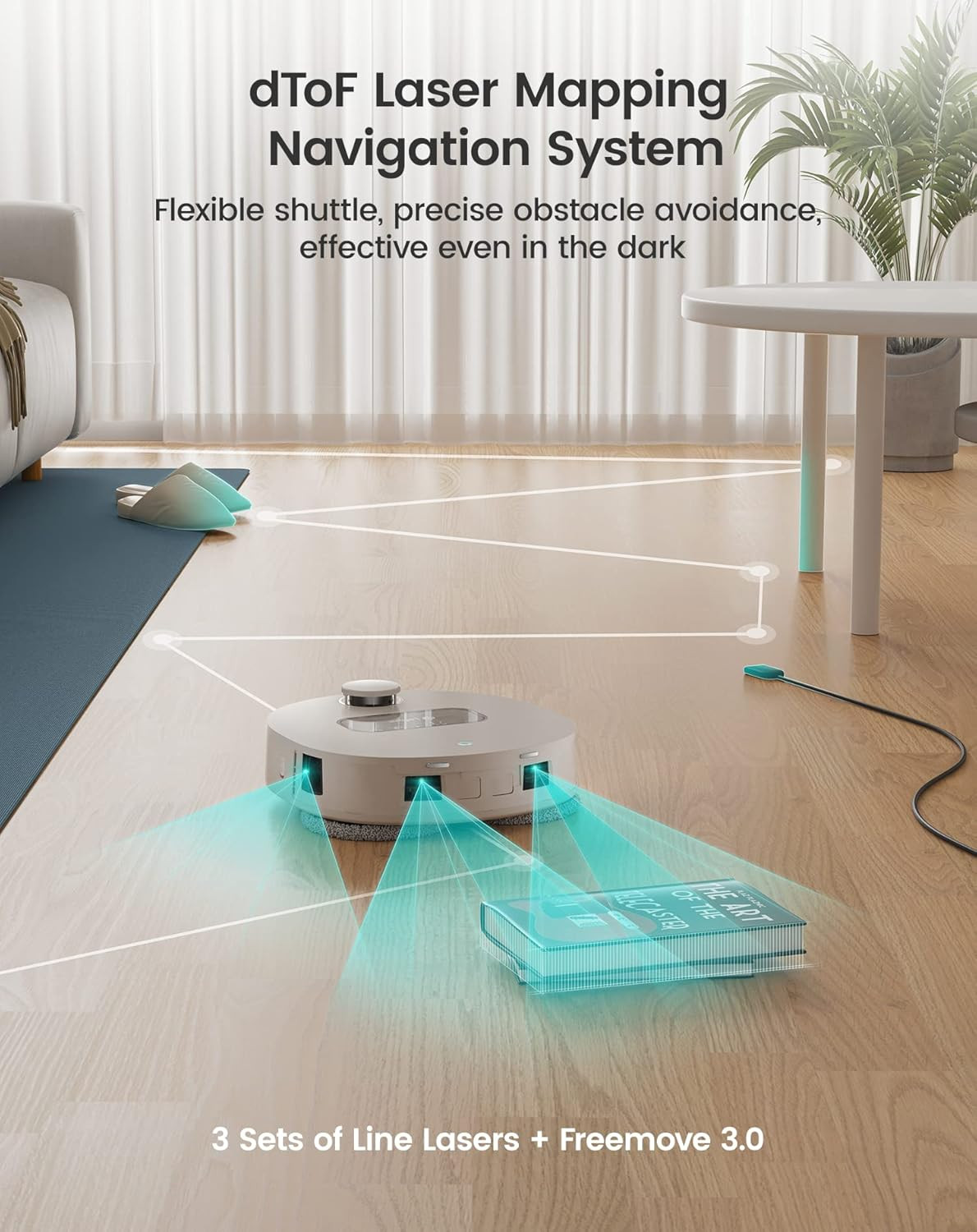 Self-Cleaning Robot Mop with LiDAR Mapping & Hot Air Drying