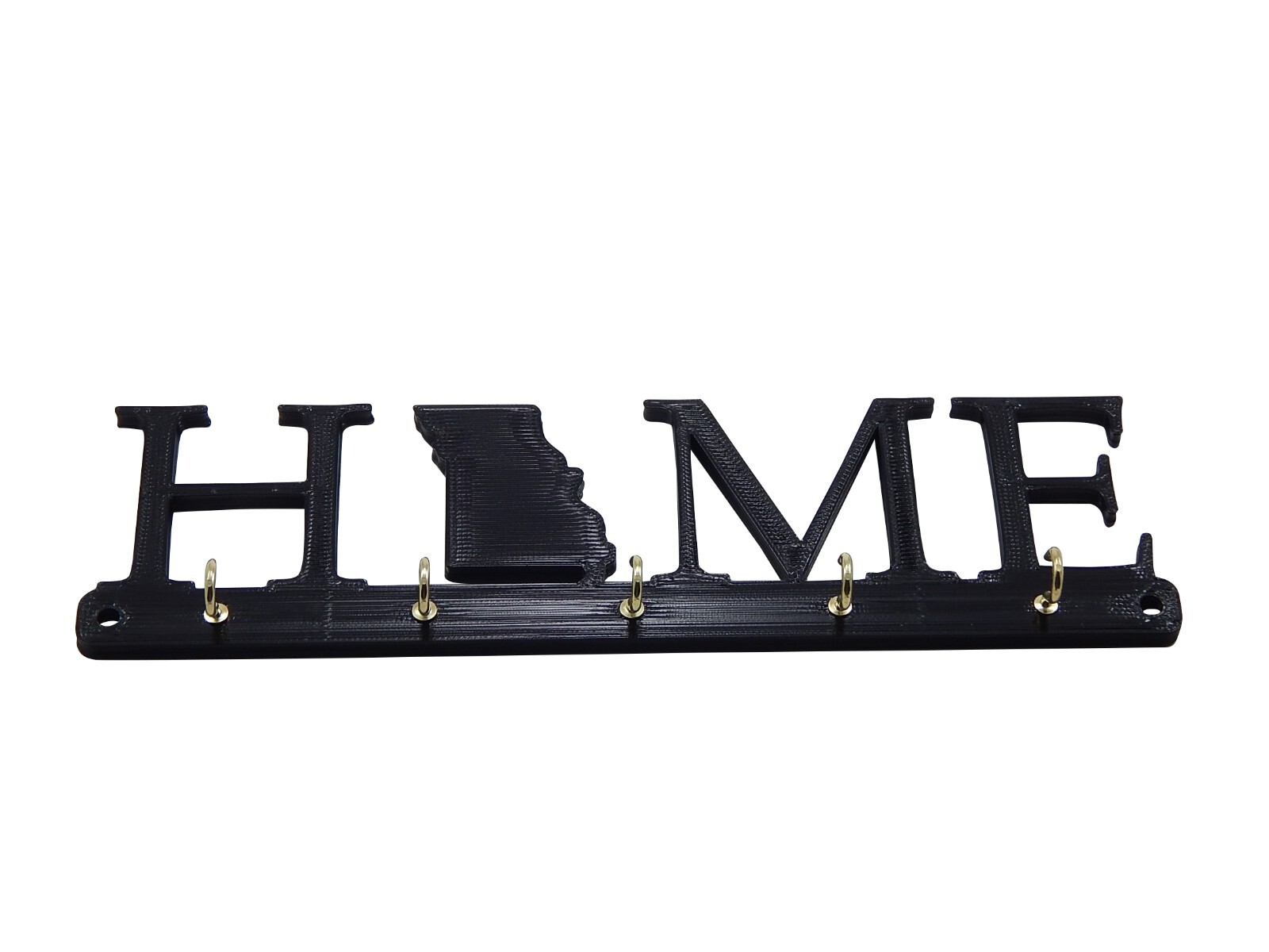 Missouri Home State Shape Key Holder Hanger Rack Housewarming Gift Wall Decor