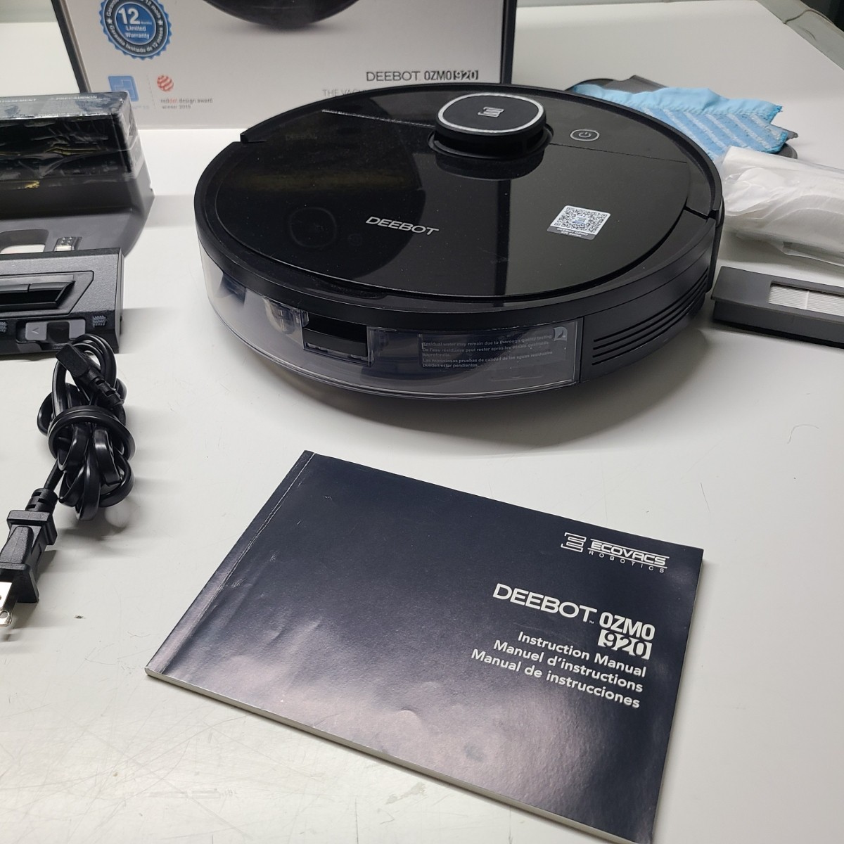 Ecovacs Deebot Ozmo 920 Mopping Robotic 2in1 Vacuum with Laser Navigation PARTS