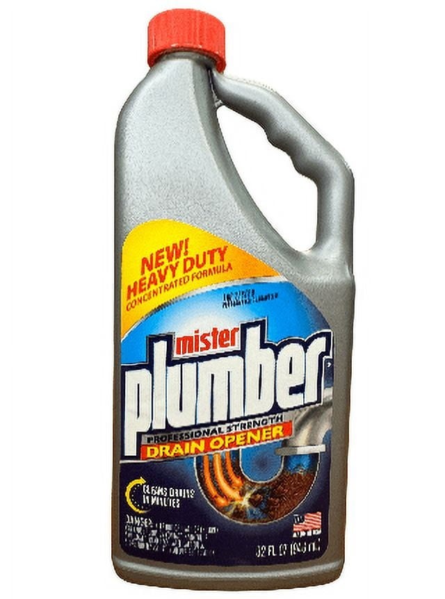 (2 pack) Mister Plumber 32oz Drain Opener