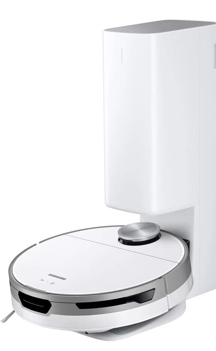 Samsung – Jet Bot+ Robot Vacuum with Clean Station – White – NEW AND SHIPS FAST