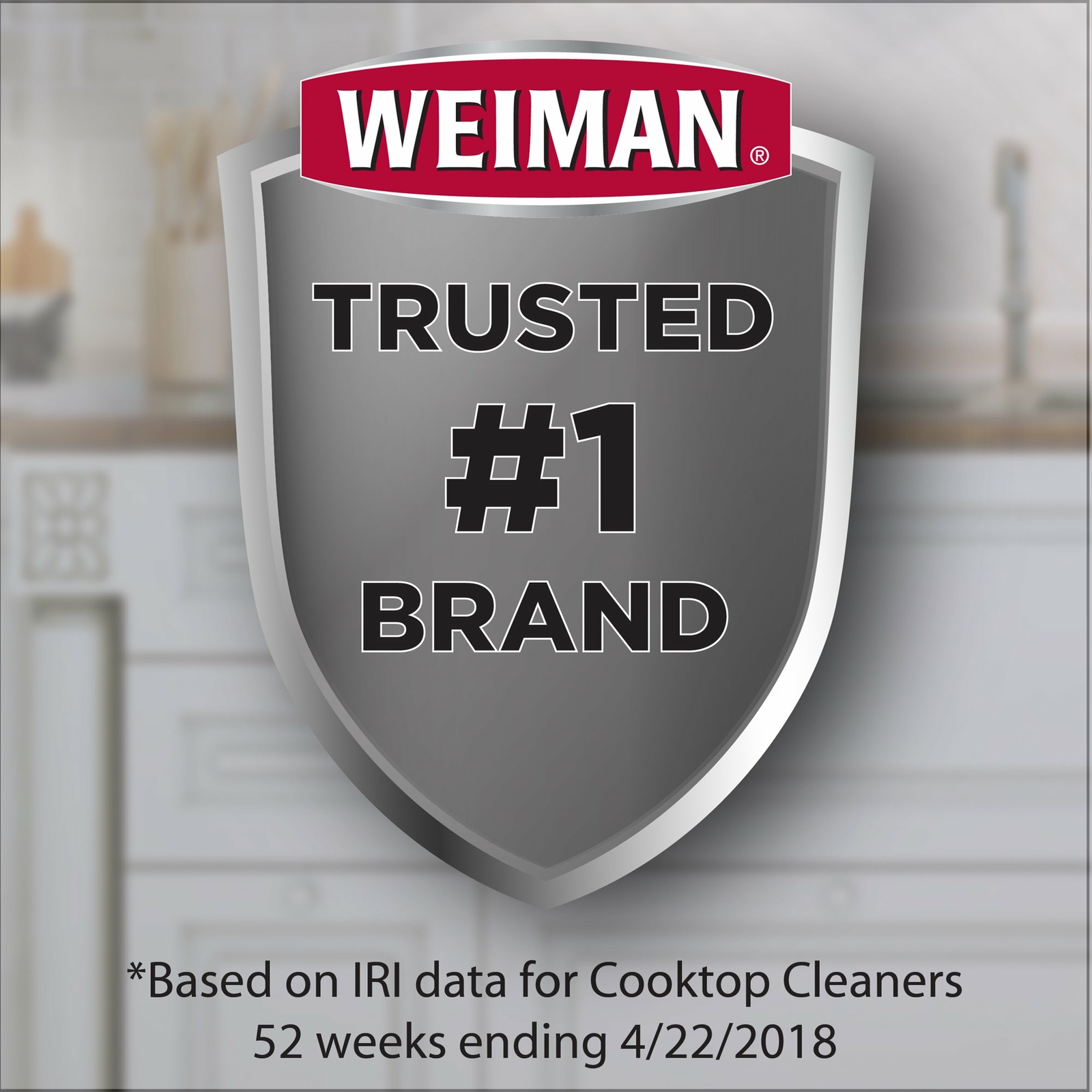 WEIMAN GLASS COOK RANGE SURFACE CLEANER POLISH Clean Shine Protect Heavy Duty 15