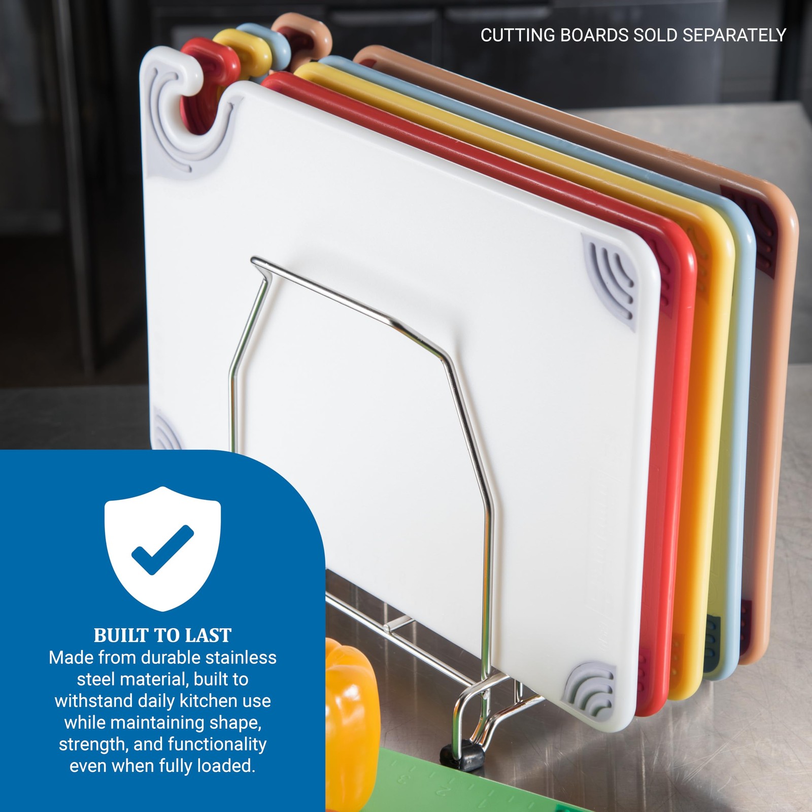 San Jamar KLRST Cutting Board Rack 10.7 in L x 11.02 in H 1-Pack