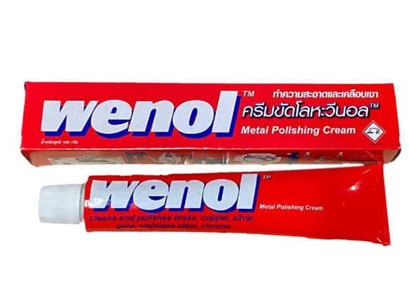 Wenol Metal Polish Cleaner for Brass Copper Silver Gold Stainless Steel Chrome