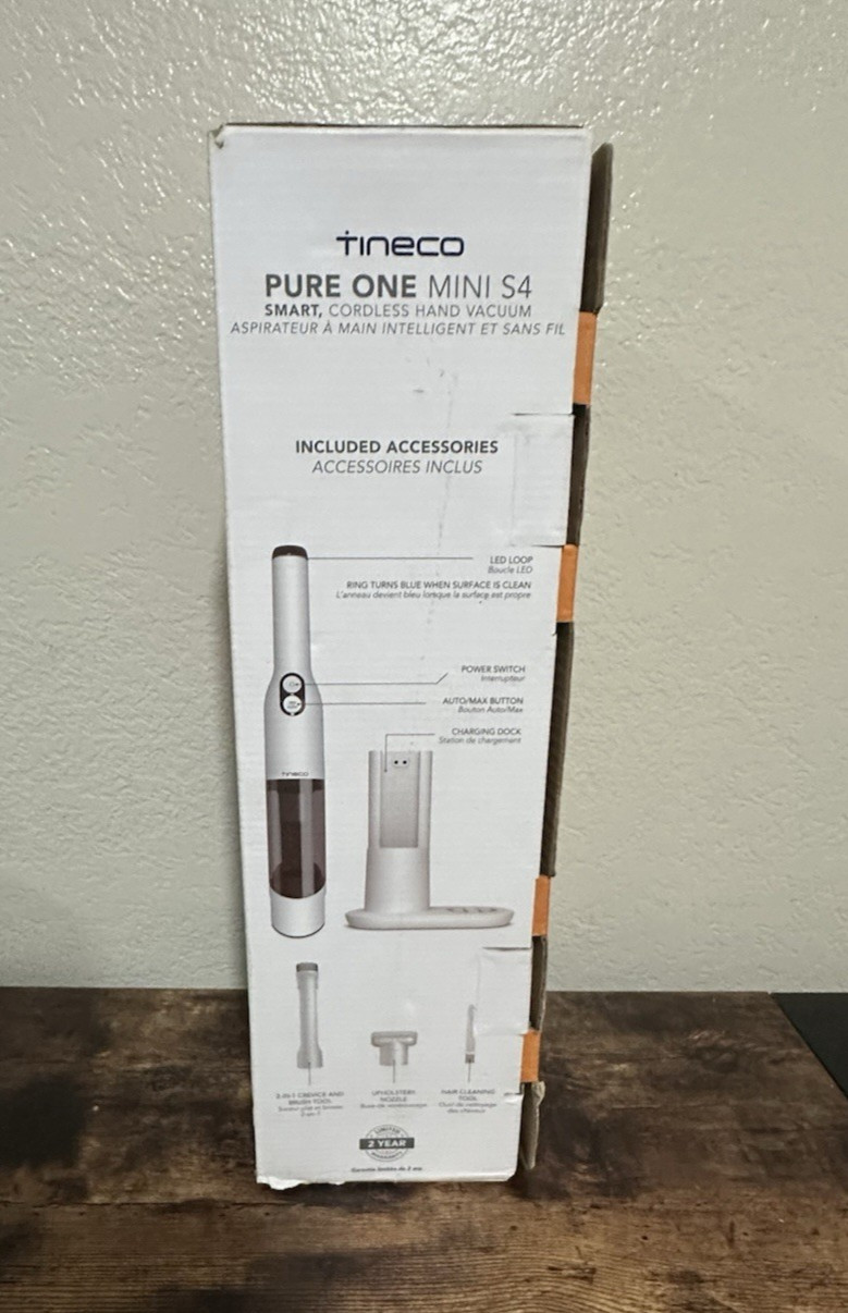 OPEN BOX Tineco Pure One Mini S4 Smart Cordless Handheld Vacuum – FREE SHIPPING