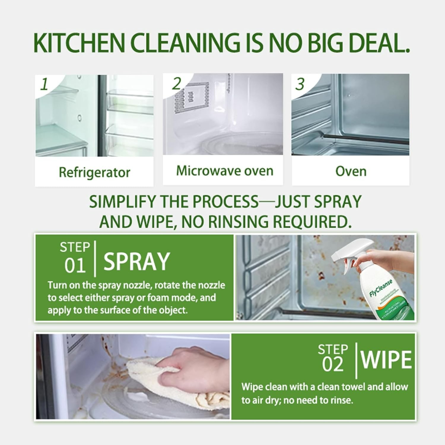 **Heavy Duty Oil Stain Remover Kitchen Grease Cleaner Cooktop Range Hood