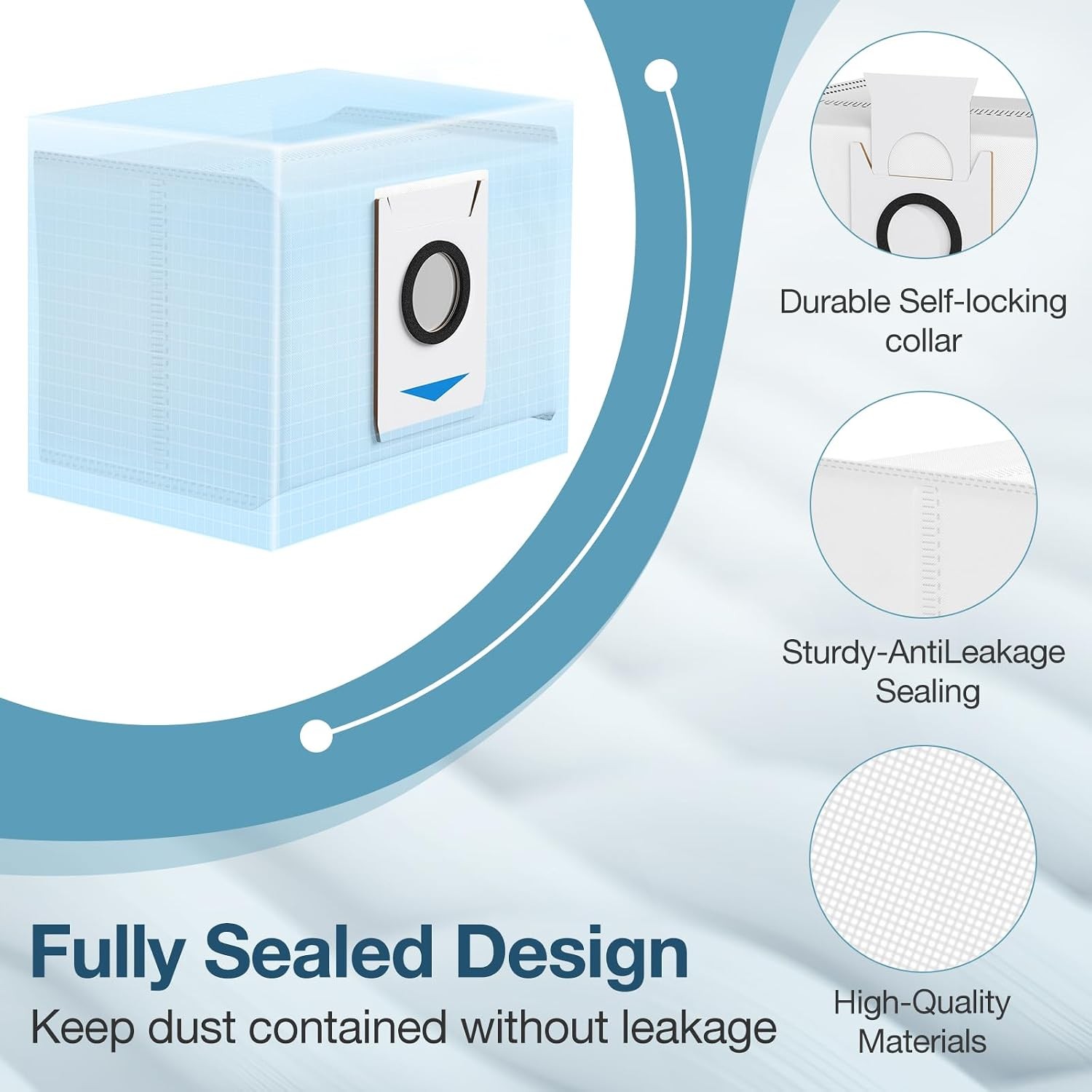 ECOVACS DEEBOT X1 Omni Dust Bags Compatible T10 T20 T20 Max Pr Replacement