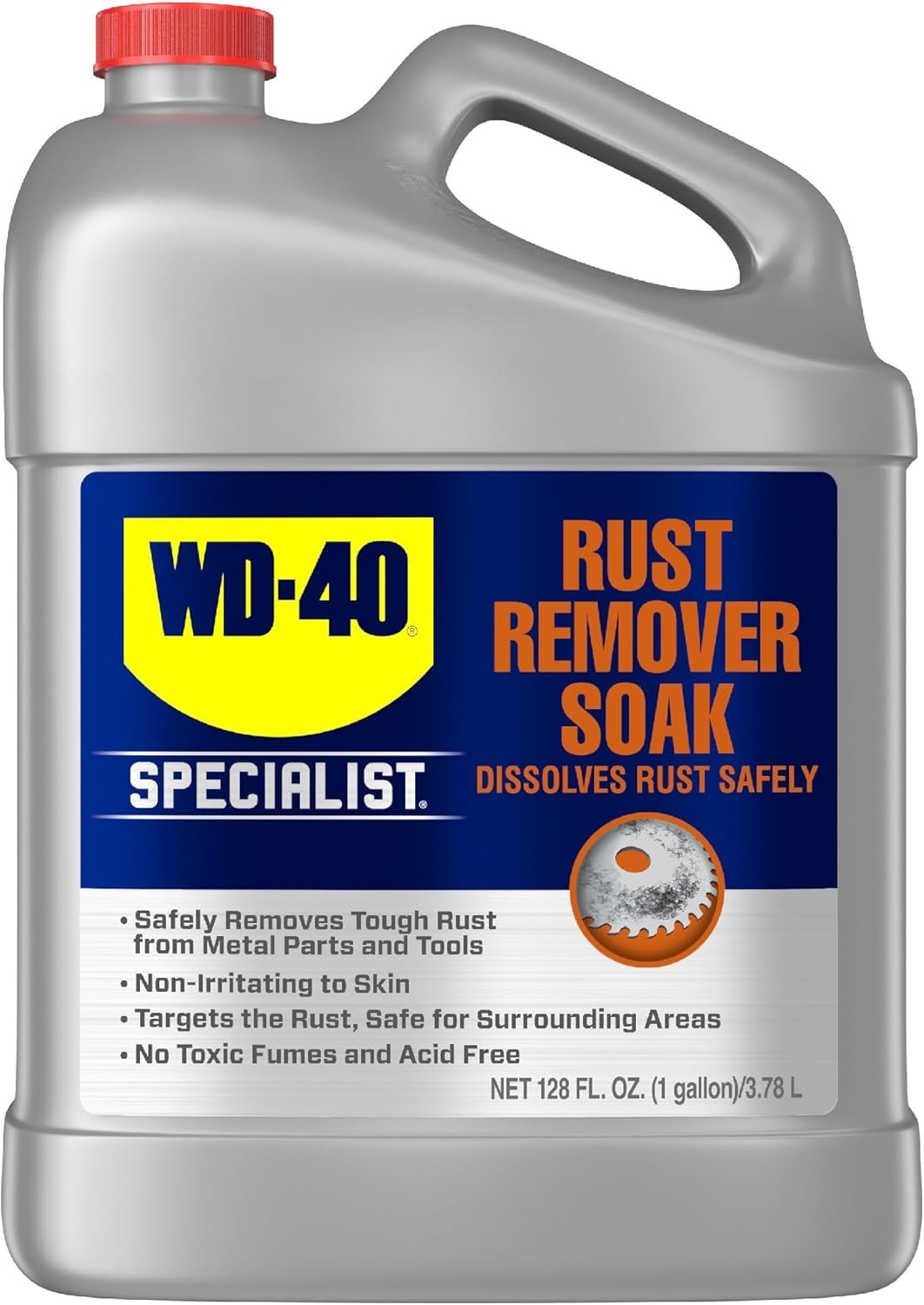 1 Gallon Biodegradable Rust Remover Soak – Non-Toxic and Effective Solution