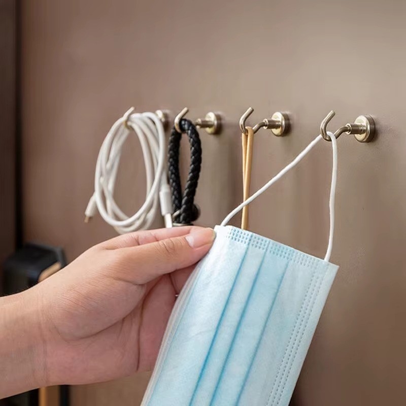 10 Pack Dia Strong Magnetic Hook Hanger N52 Neodymium Clamping Magnet Hooks USA